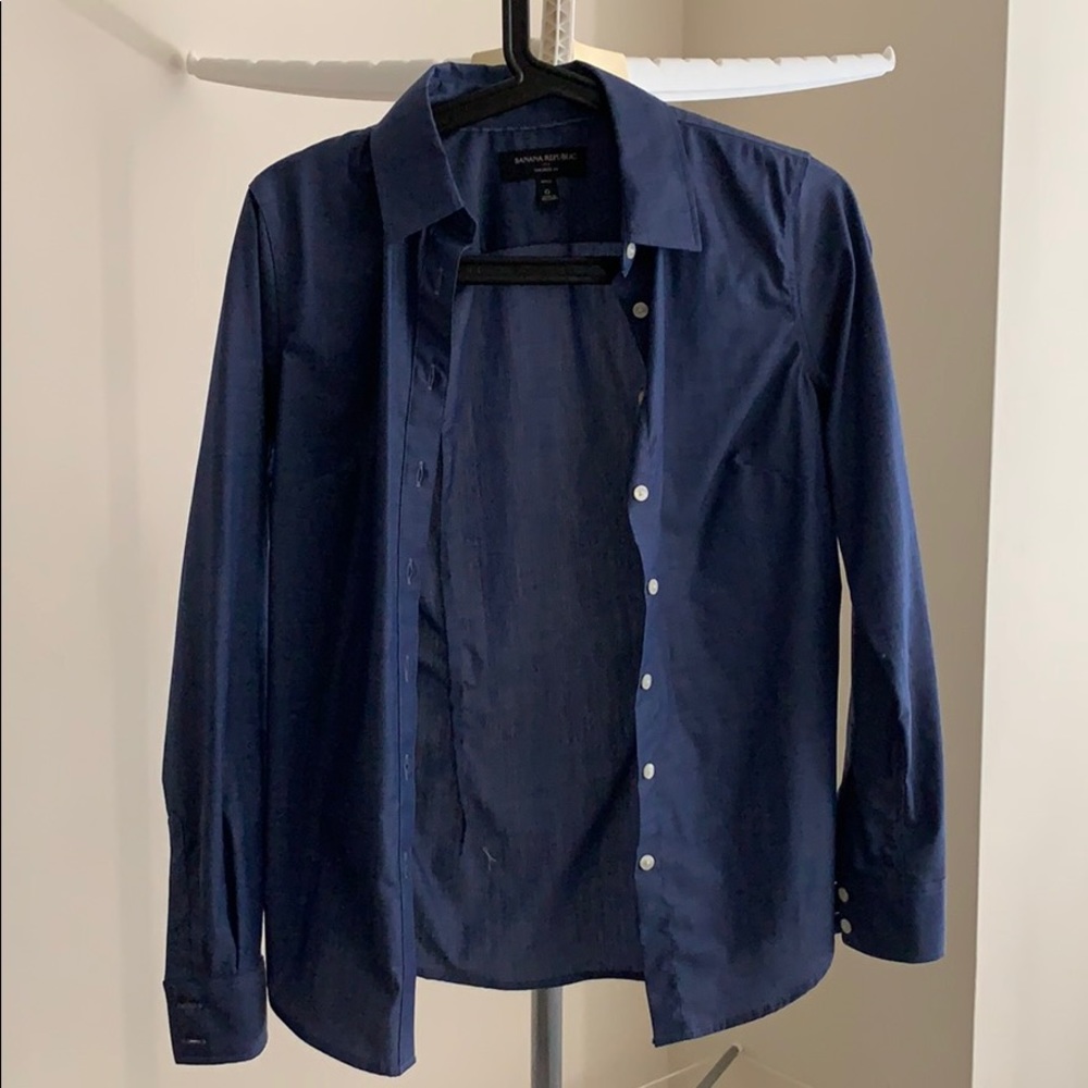 banana republic fitted shirt